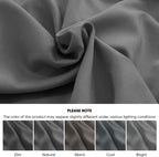 Fitted Sheet – 15'' Deep Pocket Soft Microfiber Mattress Cover, Wrinkle Resistant, Breathable Durable Feel Super Soft Comfortable Sleep & Cooling Bedding, Chic Lightweight Neutral Gray
